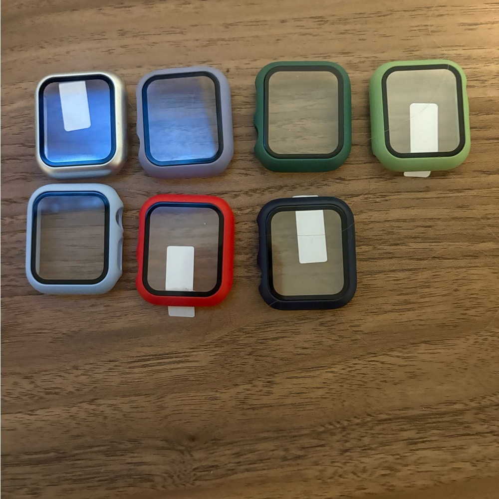Set of 7 Apple Watch Case Covers in Various Colors